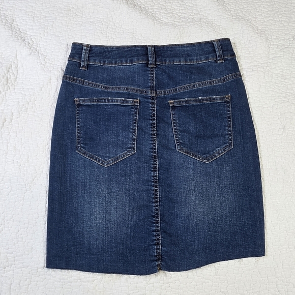 Liquid x Vintage Y2K Stretch Denim Skirt - Picture 2 of 5